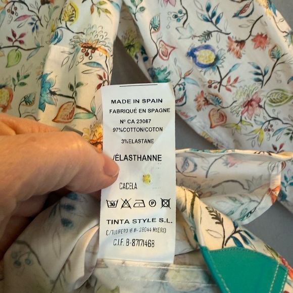 Baroche button-up Multicolor Floral shirt EU40 fitted - Picture 5 of 7